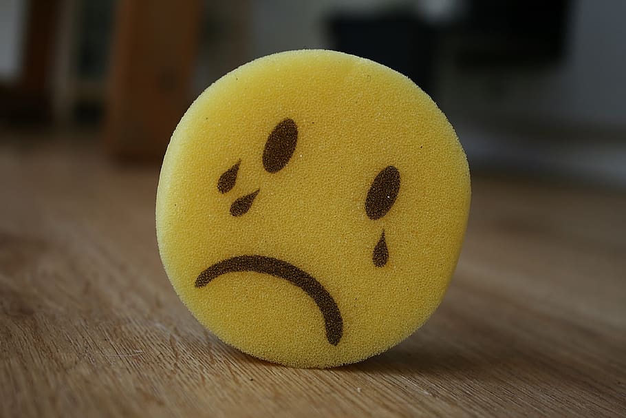 crying sponge